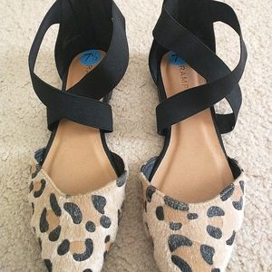 Rampage 7.5 Animal Print Women Flat Shoes